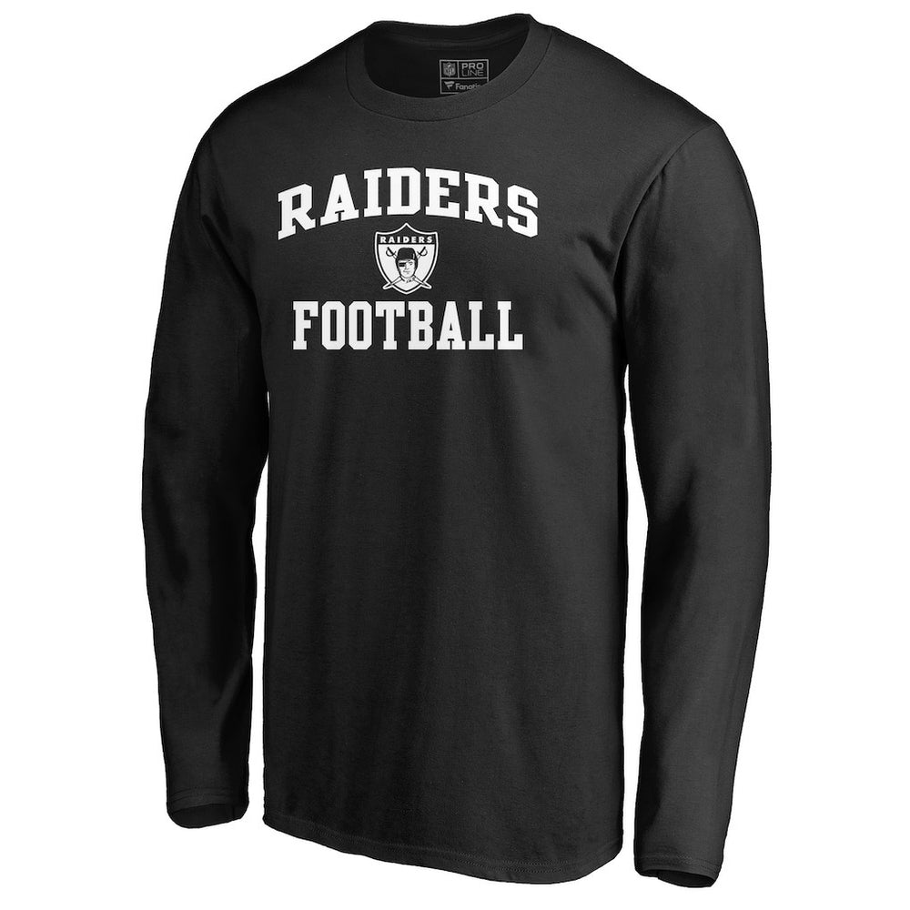 NFL Las Vegas Raiders Vintage Collection Victory Arch Long Sleeve T-Shirt