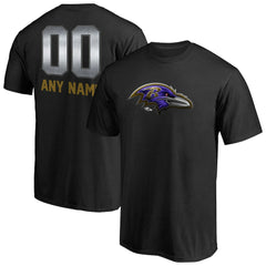 NFL Baltimore Ravens Personalized Midnight Mascot T-Shirt