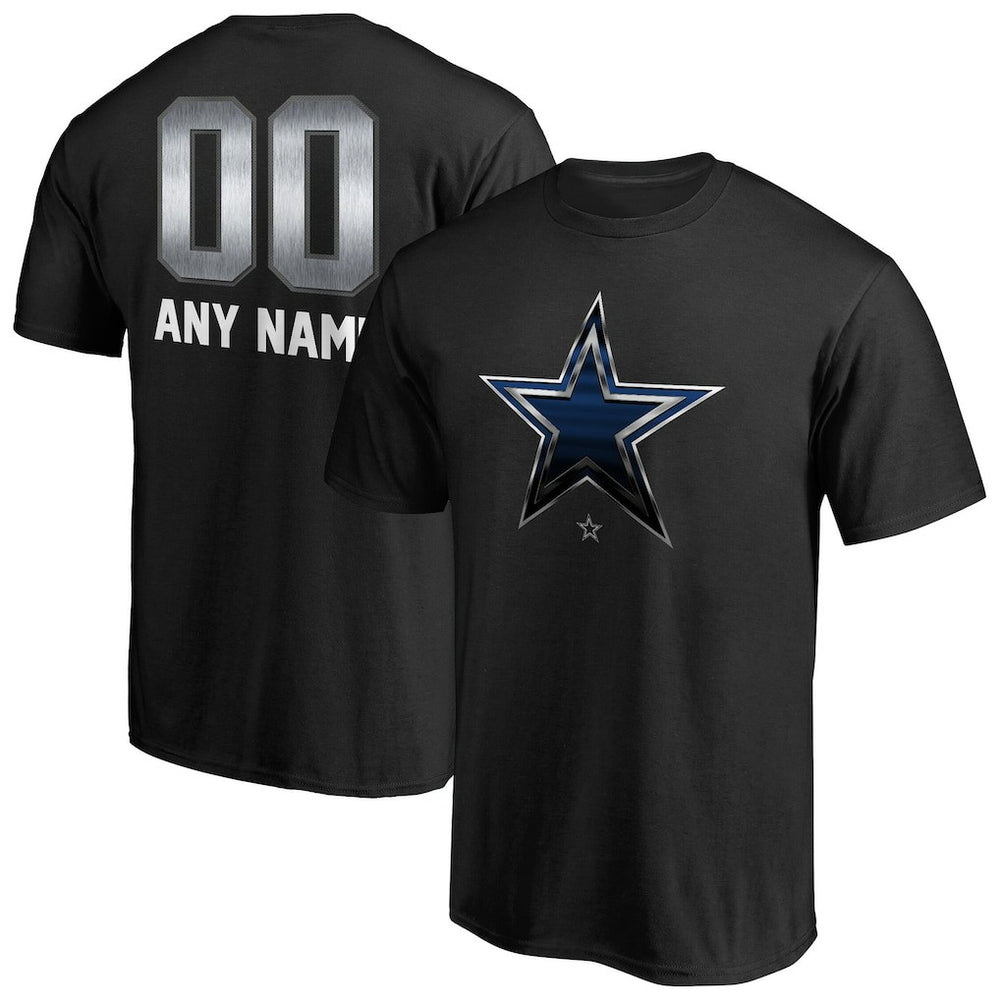 NFL Dallas Cowboys Personalized Midnight Mascot T-Shirt