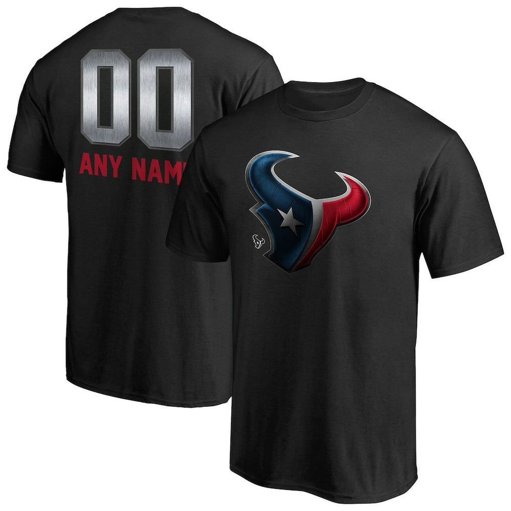 NFL Houston Texans Personalized Midnight Mascot T-Shirt