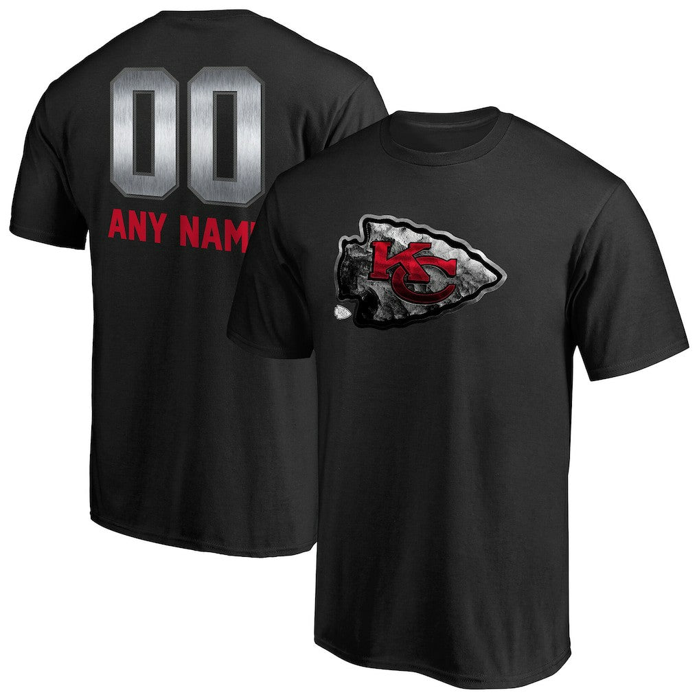 NFL Kansas City Chiefs Personalized Midnight Mascot T-Shirt