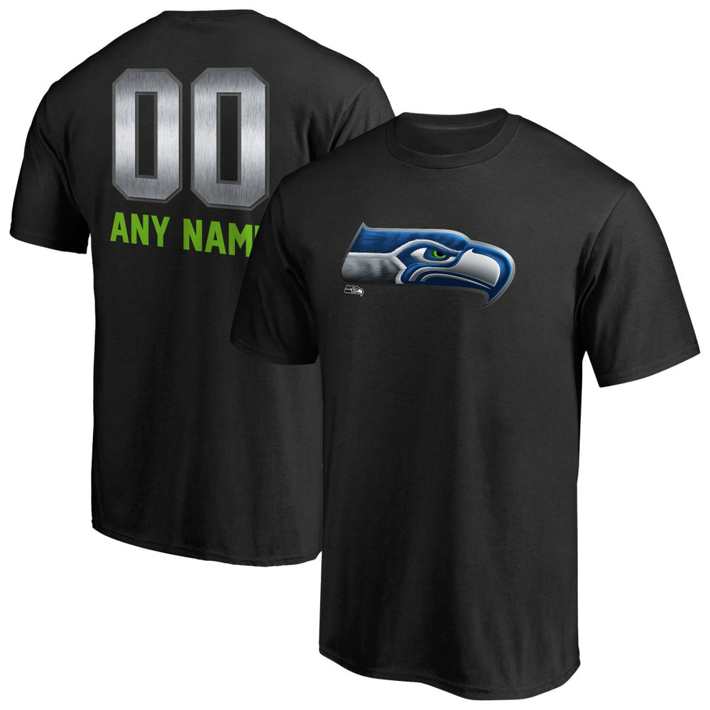 NFL Seattle Seahawks Personalized Midnight Mascot T-Shirt