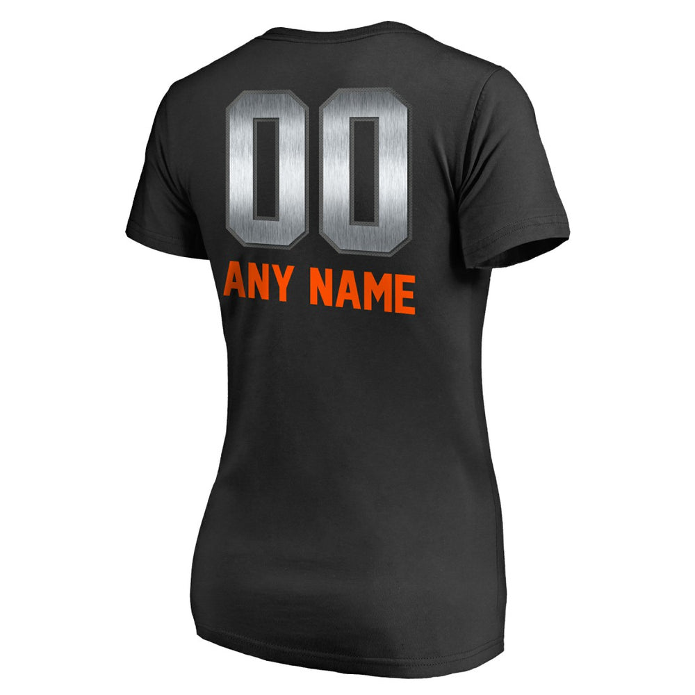 NFL Denver Broncos Women's Personalized Midnight Mascot T-Shirt