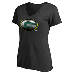 NFL Green Bay Packers Women's Personalized Midnight Mascot T-Shirt