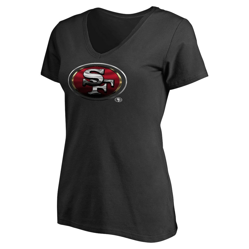 NFL San Francisco 49ers Women's Personalized Midnight Mascot T-Shirt