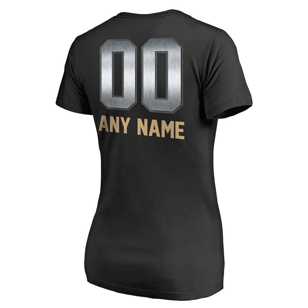 NFL San Francisco 49ers Women's Personalized Midnight Mascot T-Shirt