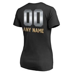 NFL San Francisco 49ers Women's Personalized Midnight Mascot T-Shirt
