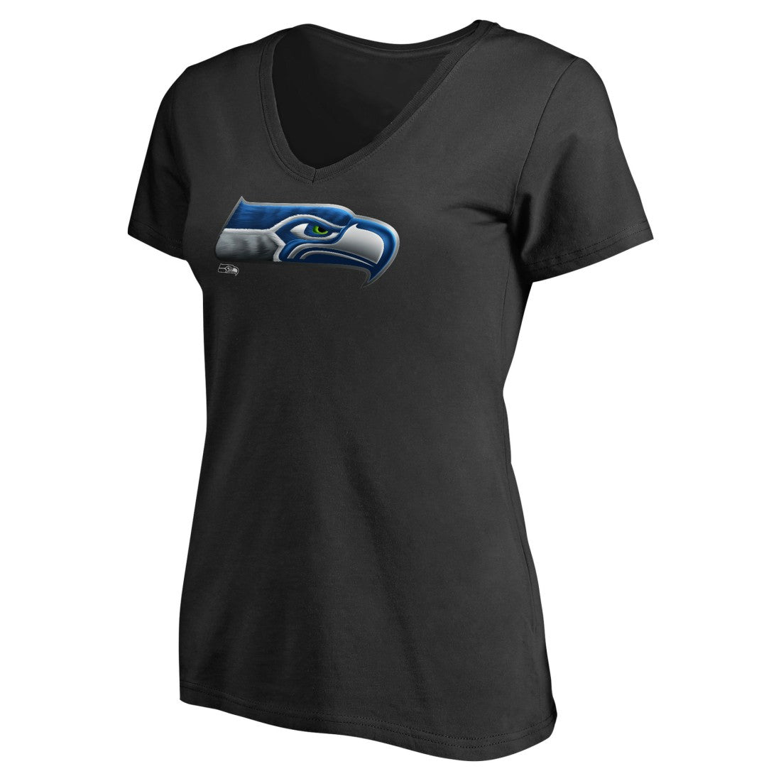 NFL Seattle Seahawks Women's Personalized Midnight Mascot T-Shirt