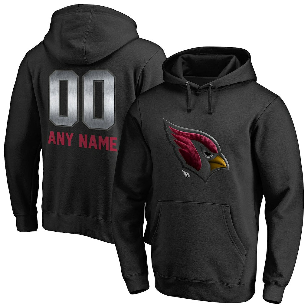 NFL Arizona Cardinals Personalized Midnight Mascot Pullover Hoodie