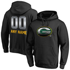 NFL Green Bay Packers Personalized Midnight Mascot Pullover Hoodie