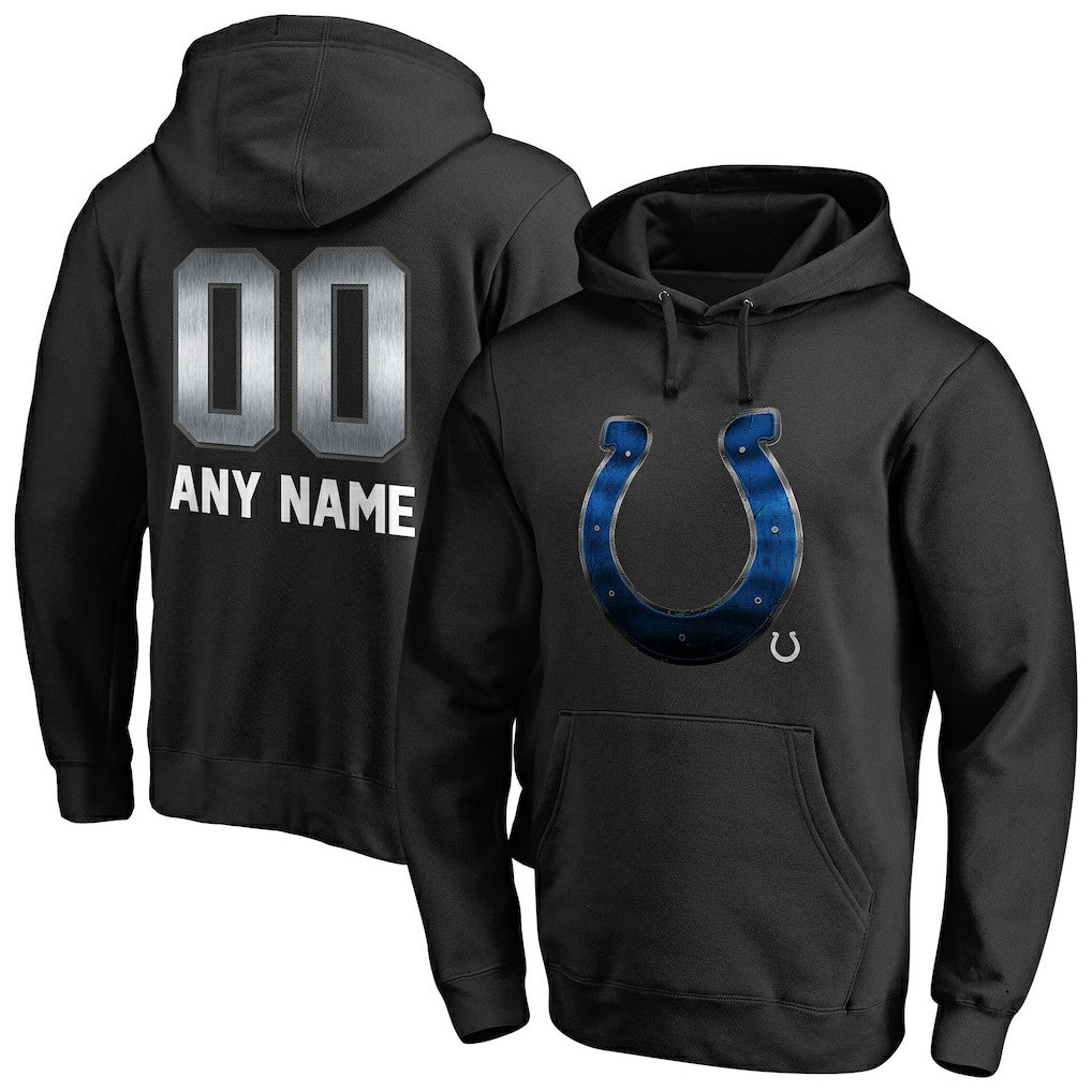 NFL Indianapolis Colts Personalized Midnight Mascot Pullover Hoodie