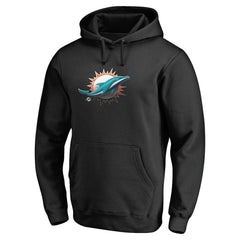 NFL Miami Dolphins Personalized Midnight Mascot Pullover Hoodie