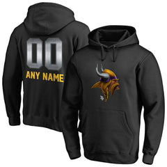 NFL Minnesota Vikings Personalized Midnight Mascot Pullover Hoodie