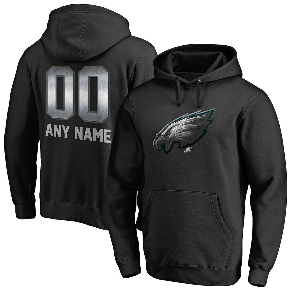 NFL Philadelphia Eagles Personalized Midnight Mascot Pullover Hoodie