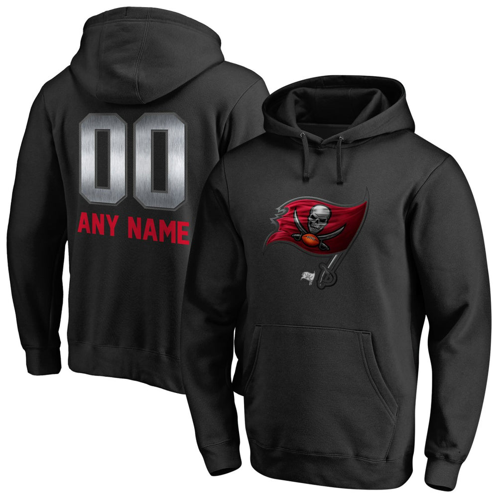 NFL Tampa Bay Buccaneers Personalized Midnight Mascot Pullover Hoodie