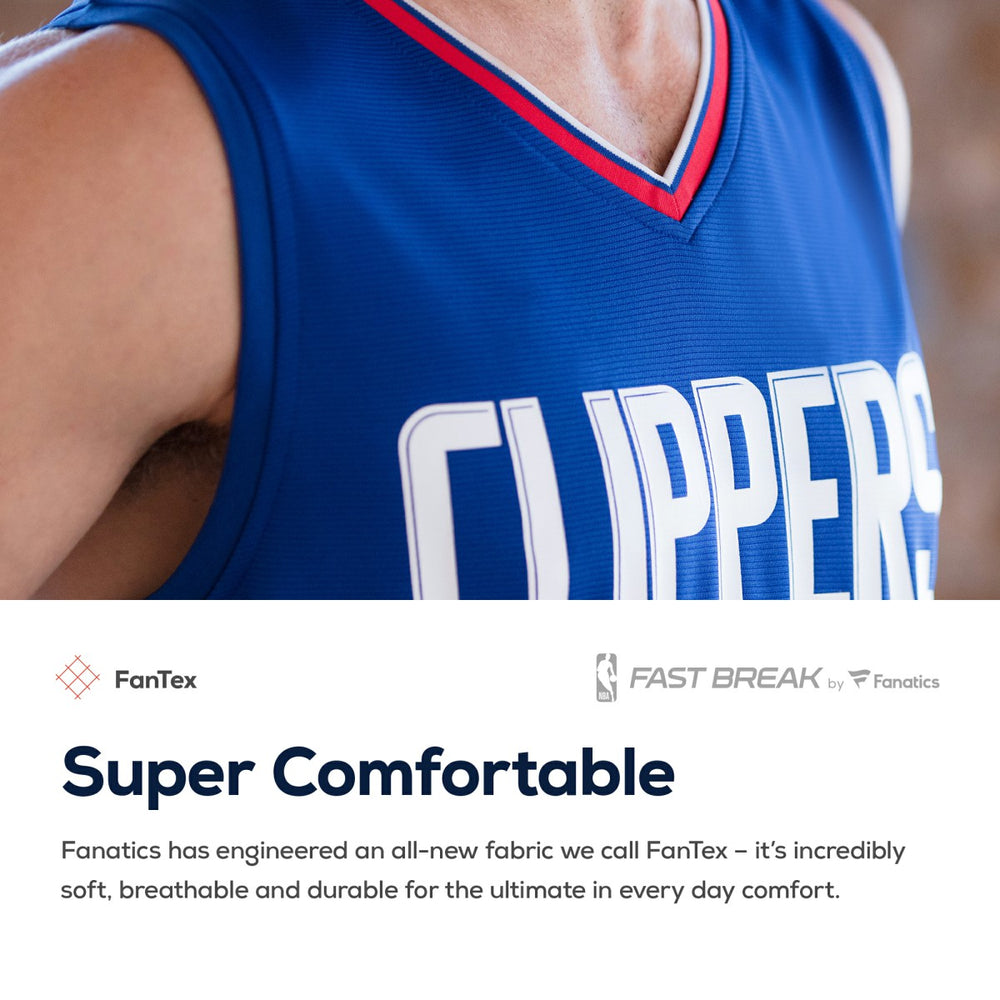 LA Clippers Youth Fast Break Custom Replica Jersey Royal - Icon Edition | Fanatics shop