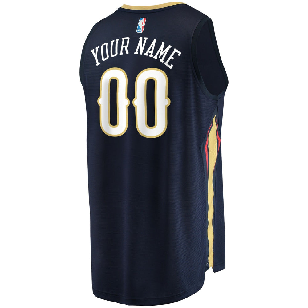 New Orleans Pelicans Youth Fast Break Custom Jersey - Navy - Icon Edition | Fanatics online