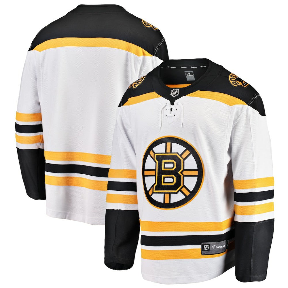 Boston Bruins Fanatics Youth Away Breakaway Jersey