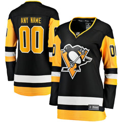 Pittsburgh Penguins Fanatics Women's Home Breakaway Custom Jersey