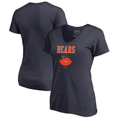 NFL Chicago Bears Women's Vintage Team Lockup V-Neck T-Shirt