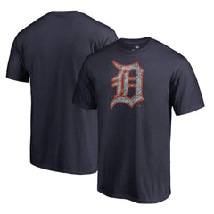 Detroit Tigers Static Logo T-Shirt - Navy