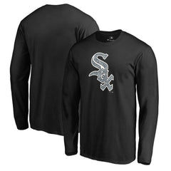 Chicago White Sox Static Logo Long Sleeve T-Shirt - Black