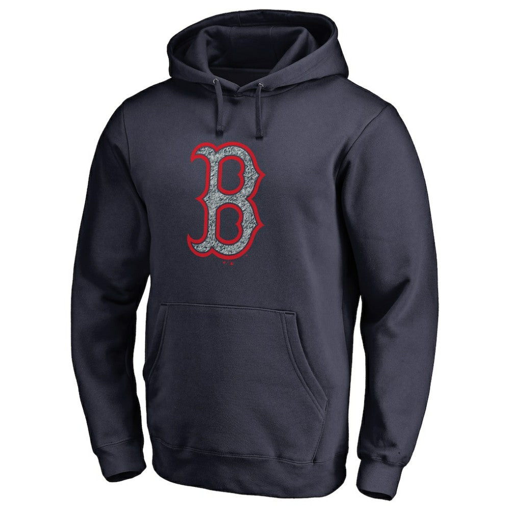 Boston Red Sox Static Logo Pullover Hoodie - Navy