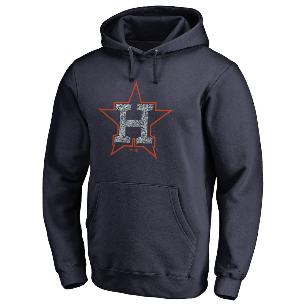 Houston Astros Static Logo Pullover Hoodie - Navy