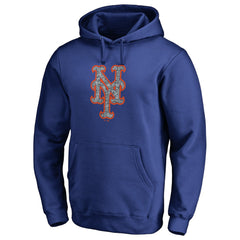 New York Mets Static Logo Pullover Hoodie - Royal