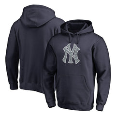 New York Yankees Static Logo Pullover Hoodie - Navy