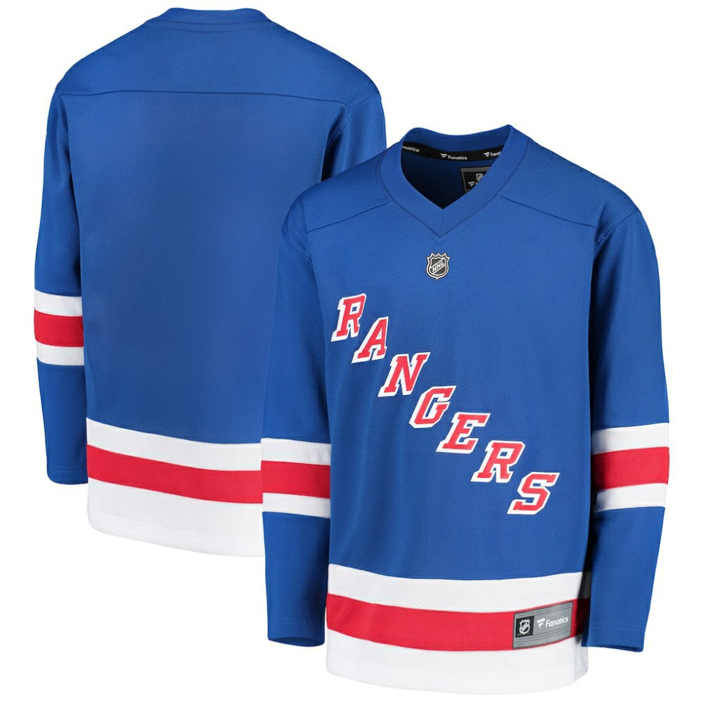 New York Rangers Fanatics Youth Home Replica Blank Jersey