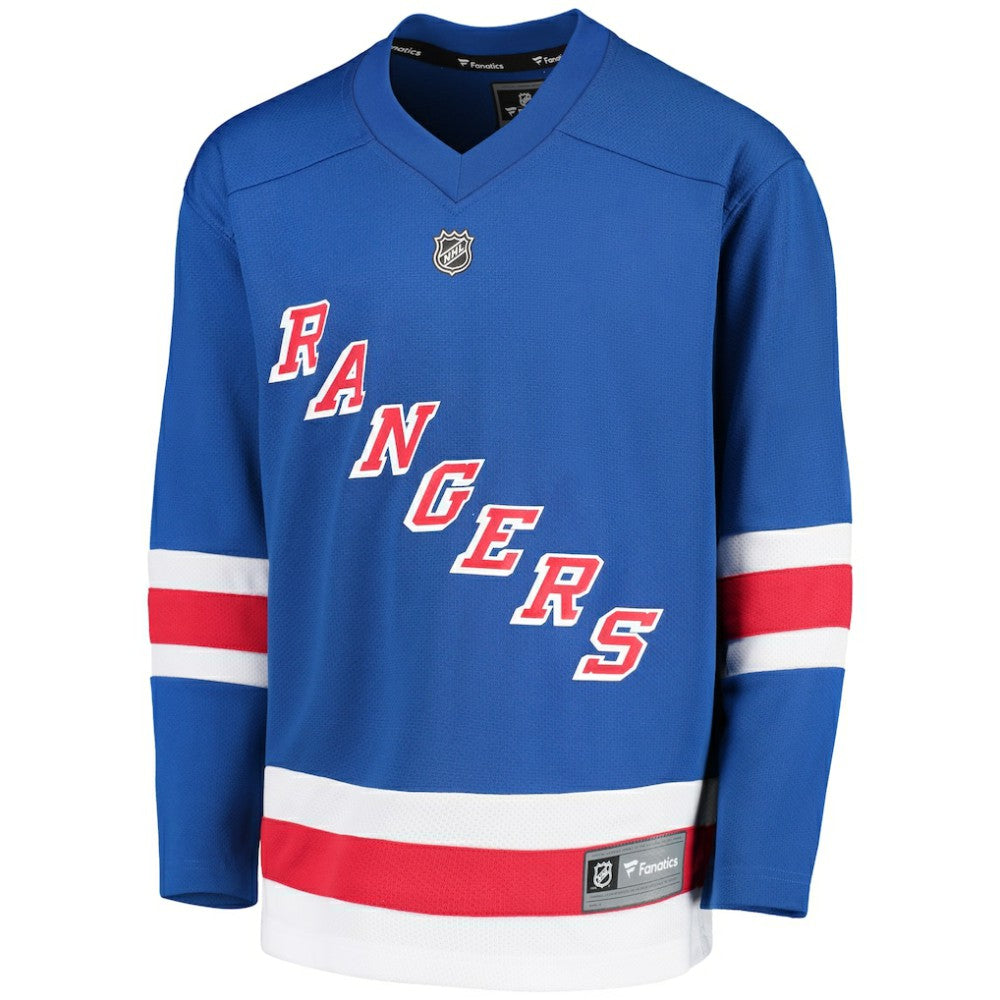 New York Rangers Fanatics Youth Home Replica Blank Jersey