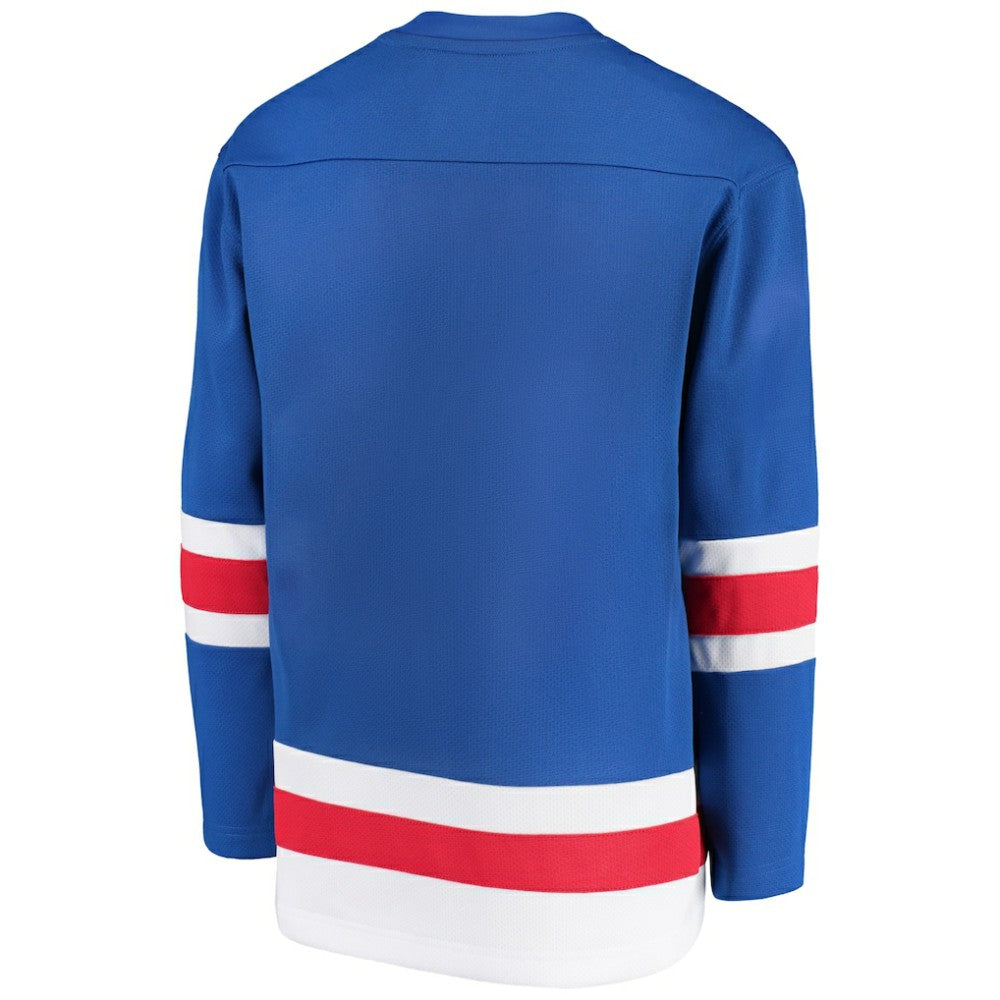 New York Rangers Fanatics Youth Home Replica Blank Jersey