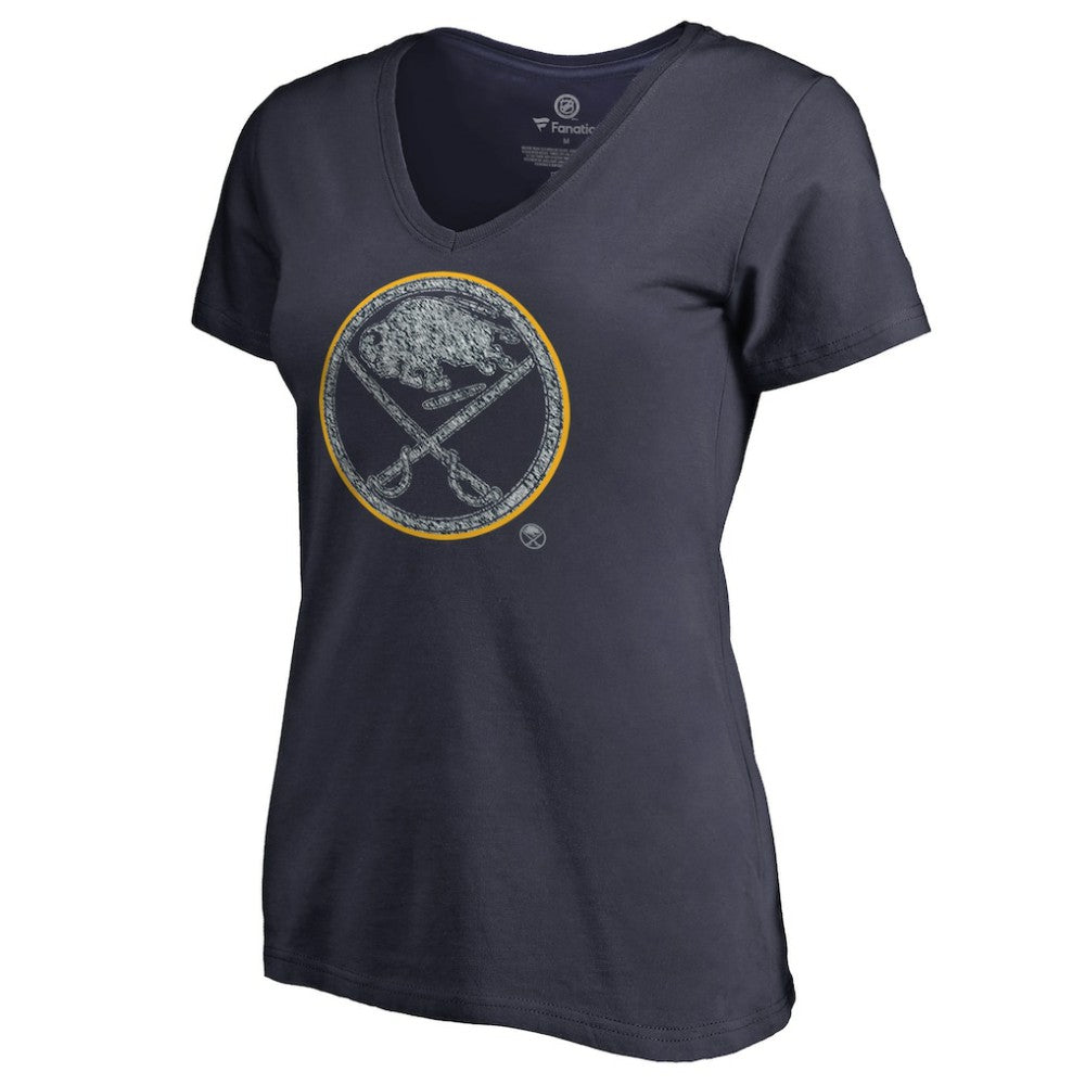 Buffalo Sabres Women's Static Logo V-Neck T-Shirt
