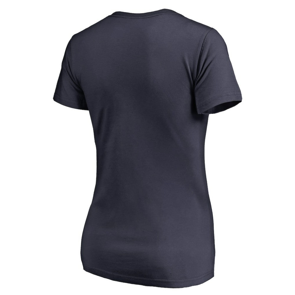 Edmonton Oilers Women's Static Logo V-Neck T-Shirt