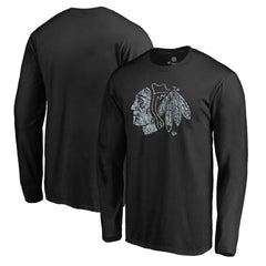 Chicago Blackhawks Static Logo Long Sleeve T-Shirt