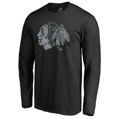 Chicago Blackhawks Static Logo Long Sleeve T-Shirt