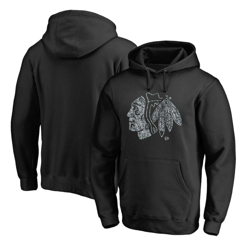 Chicago Blackhawks Static Logo Pullover Hoodie