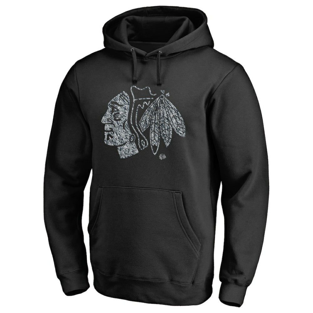 Chicago Blackhawks Static Logo Pullover Hoodie