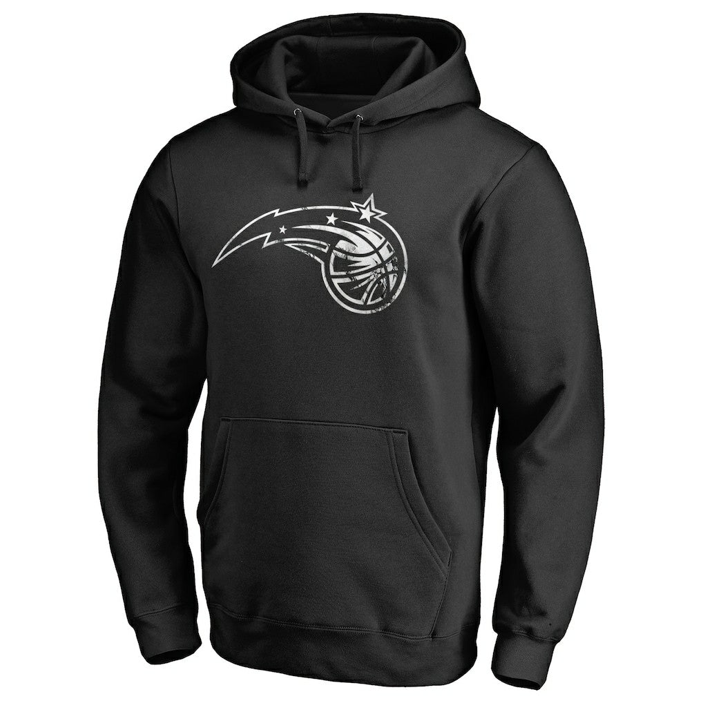 Orlando Magic Marble Logo Pullover Hoodie - Black for sale