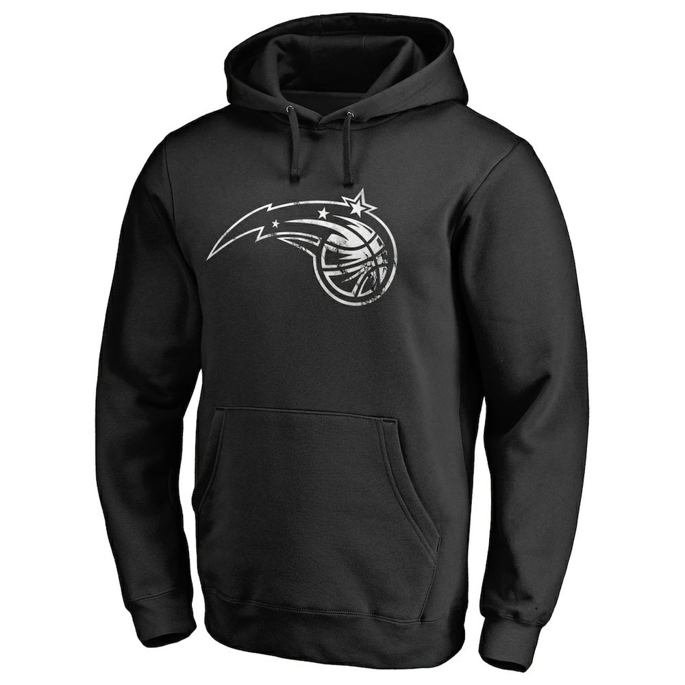 Orlando Magic Marble Logo Pullover Hoodie - Black for sale