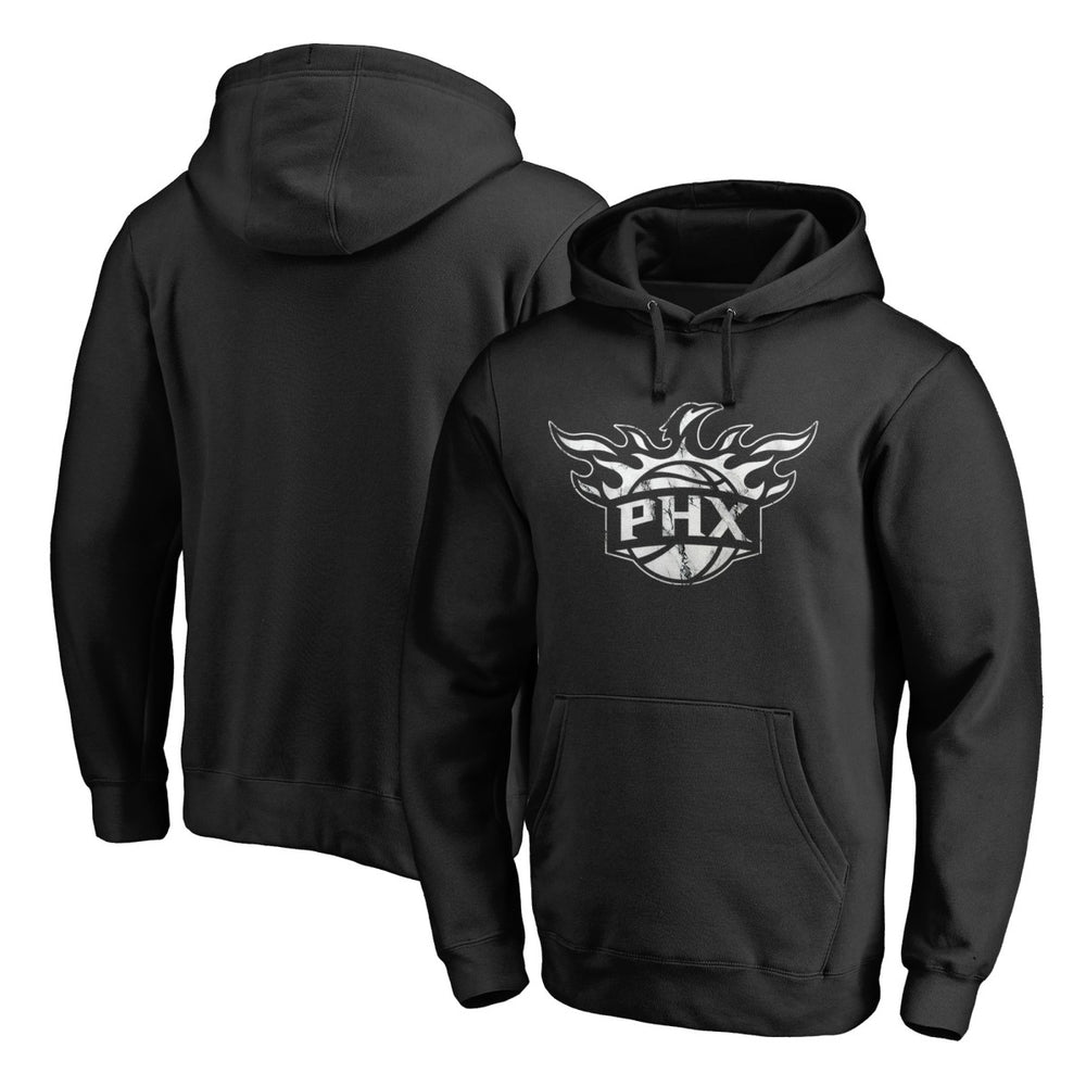 Phoenix Suns Marble Logo Pullover Hoodie - Black outlet