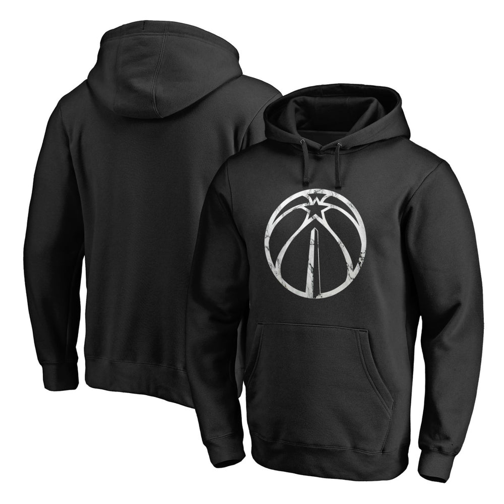 Washington Wizards Marble Logo Pullover Hoodie - Black cheap