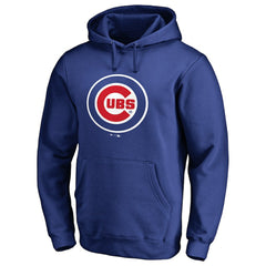 Chicago Cubs Official Wordmark Fitted Pullover Hoodie - Royal