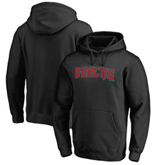 Arizona Diamondbacks Official Wordmark Fitted Pullover Hoodie - Black