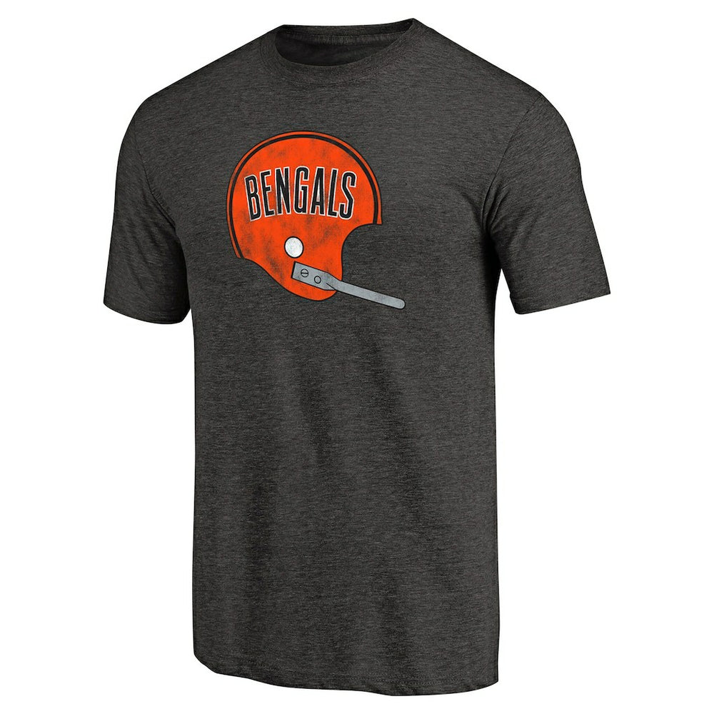 NFL Cincinnati Bengals Throwback Logo Tri-Blend T-Shirt