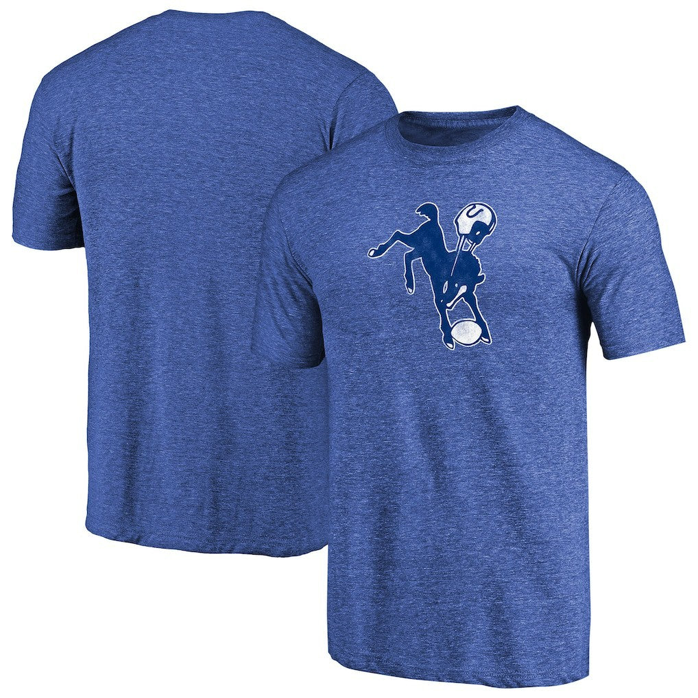 NFL Indianapolis Colts Throwback Logo Tri-Blend T-Shirt
