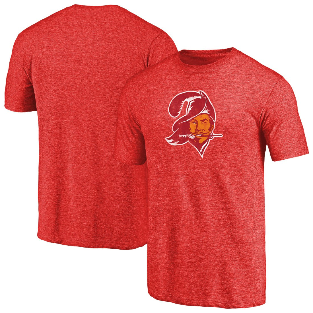 NFL Tampa Bay Buccaneers Throwback Logo Tri-Blend T-Shirt