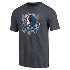 Dallas Mavericks Distressed Logo Tri-Blend T-Shirt sale - Navy cheap