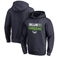 NFL Seattle Seahawks Alternate Team Logo Gear Blue & Green Pullover Hoodie